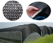 Dark Green Fruit And Seedbed Sun Shade Net High Tensile Strength Shading Rate 70%
